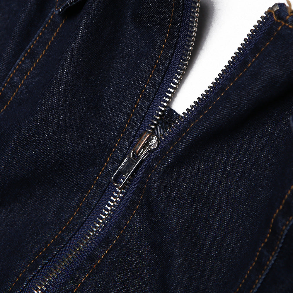 Zip Belt Adjuster Sling Pack Hip Denim Dress VELNIX