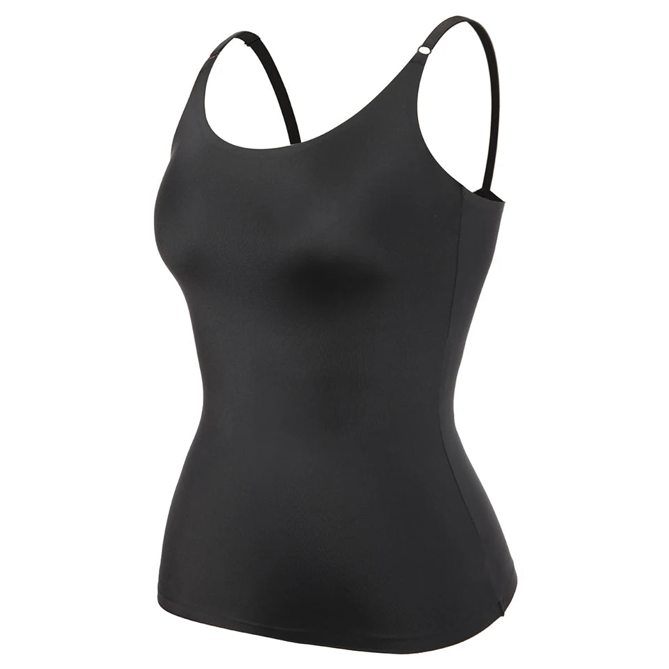 Seamless Shapewear Tank Tops Camisole Women Tummy Control Smooth Compression Vest Nude Black Women Clothing VELNIX