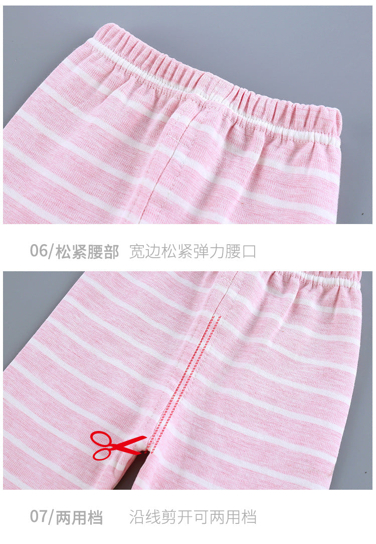 Cotton Children Sets Kids Clothes Boys Girls Children's Clothing Cartoon Autumn Winter Tops Pants Sleepwear Underwear Baby VELNIX