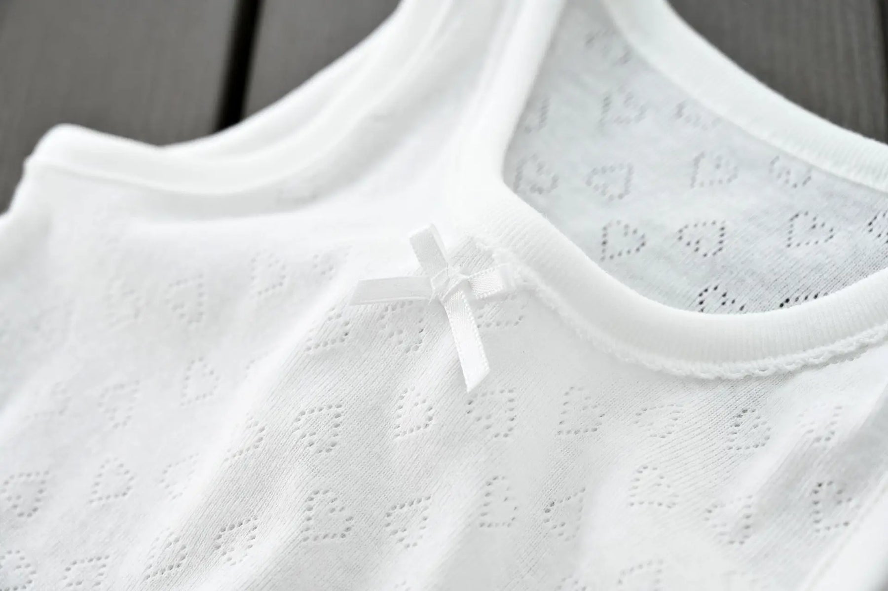 Kids' White Cotton Love Pattern Sport Undershirt Breathable Sleeveless Top Summer 2-piece Set Children's Clothing DSers