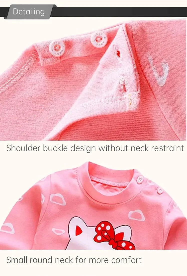 Kids Clothes Children Sets Children's Clothing Boys Girls Cotton Cartoon Autumn winter Clothing Pants Sleepwear Underwear VELNIX